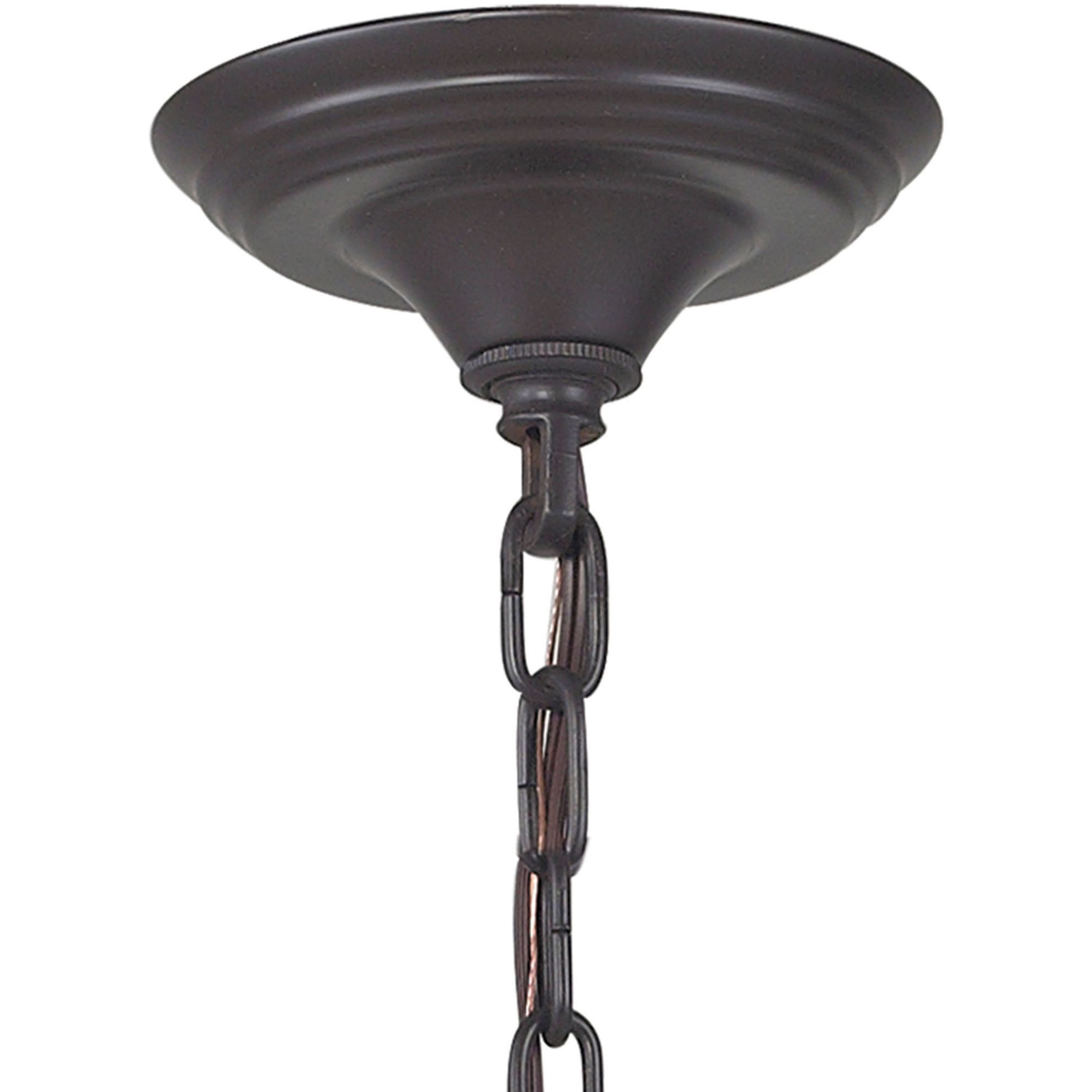 Arthur 3 Light 7 inch Oil Rubbed Bronze Mini Pendant Ceiling Light