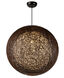 Bali 1 Light 24 inch Chocolate Outdoor Pendant