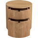 Theo 19 X 19 inch Natural Nightstand