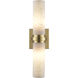 Isla 2 Light 2.8 inch Antique Gold Wall Sconce Wall Light