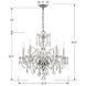 Traditional Crystal 5 Light 22 inch Polished Chrome Chandelier Ceiling Light in Clear Swarovski Strass