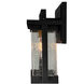 Port Charlotte LED 12.44 inch Matte Black Outdoor Wall Light