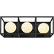 Plaza LED 14.38 inch Carbon and Havana Gold Bath Vanity Wall Light