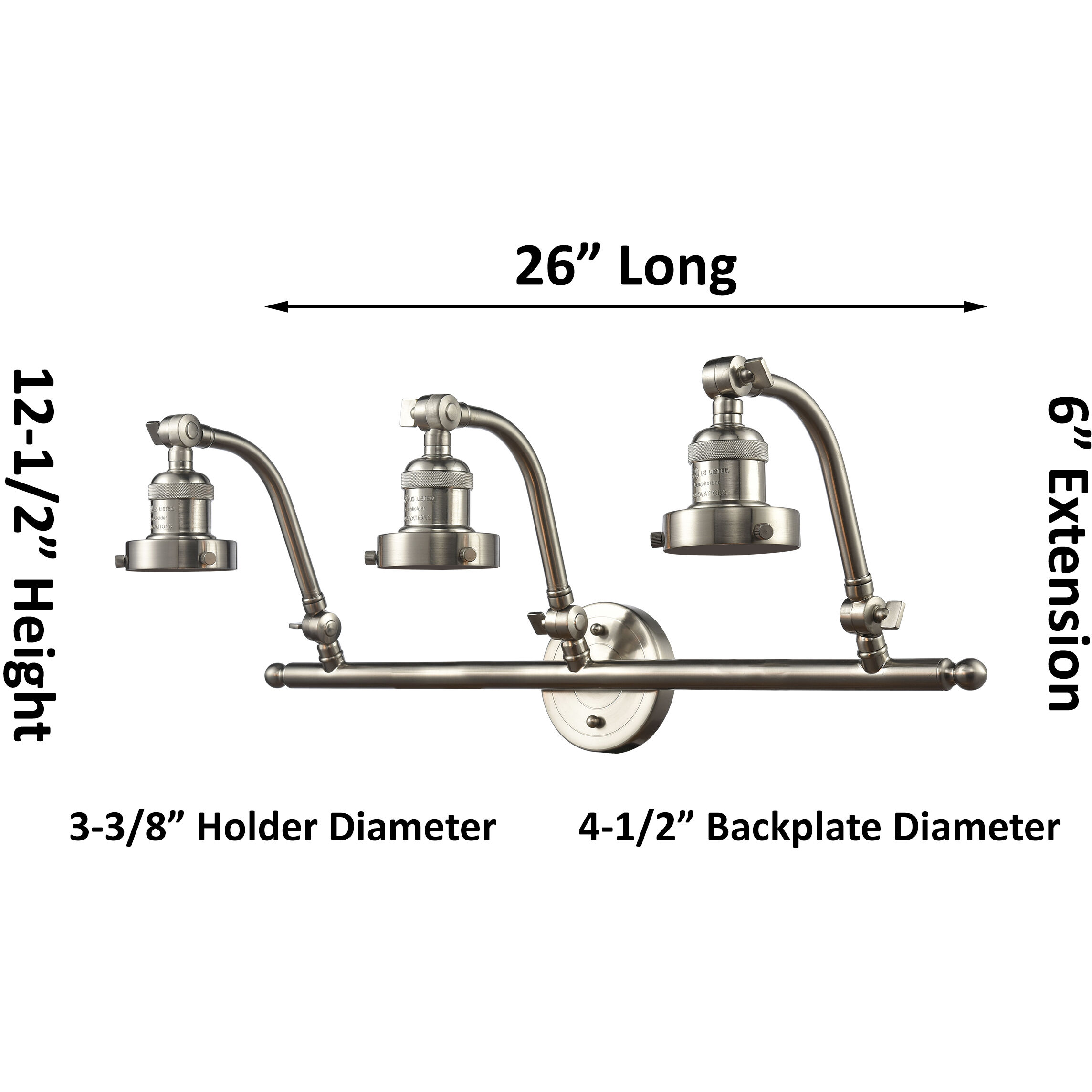 Franklin Restoration Fulton LED 28 inch Brushed Satin Nickel Bath Vanity Light Wall Light in Plated Smoke Glass, Franklin Restoration