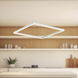 Piazza LED 23.63 inch White Pendant Ceiling Light