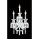 Buckingham 3 Light 12 inch Silver Wall Sconce Wall Light