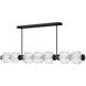 Reign LED 69.25 inch Black Linear Pendant Ceiling Light