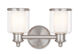 Middlebush 2 Light 15 inch Brushed Nickel Bath Vanity Wall Light
