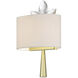 Trillium 1 Light 8 inch Brass ADA Wall Sconce Wall Light
