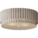 Satori 2 Light 16 inch Ecru Flush Mount Ceiling Light