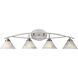 Elysburg Vanity Light Wall Light in Satin Nickel
