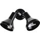 Brentwood 2 Light 5 inch Black Outdoor Flood Light