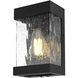 Thompson 1 Light 10 inch Black Outdoor Wall Sconce