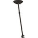 Alpha Trak 120 Black Pendant Kit with Power Feed Ceiling Light