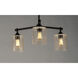 Stonehenge 3 Light 22 inch Bronze Chandelier Ceiling Light