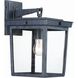 Belmont 1 Light 14 inch Graphite Outdoor Sconce