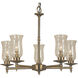 Sheraton 5 Light 24 inch Brushed Nickel Dining Chandelier Ceiling Light