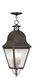 Amwell 3 Light 10.5 inch Bronze Outdoor Pendant Lantern
