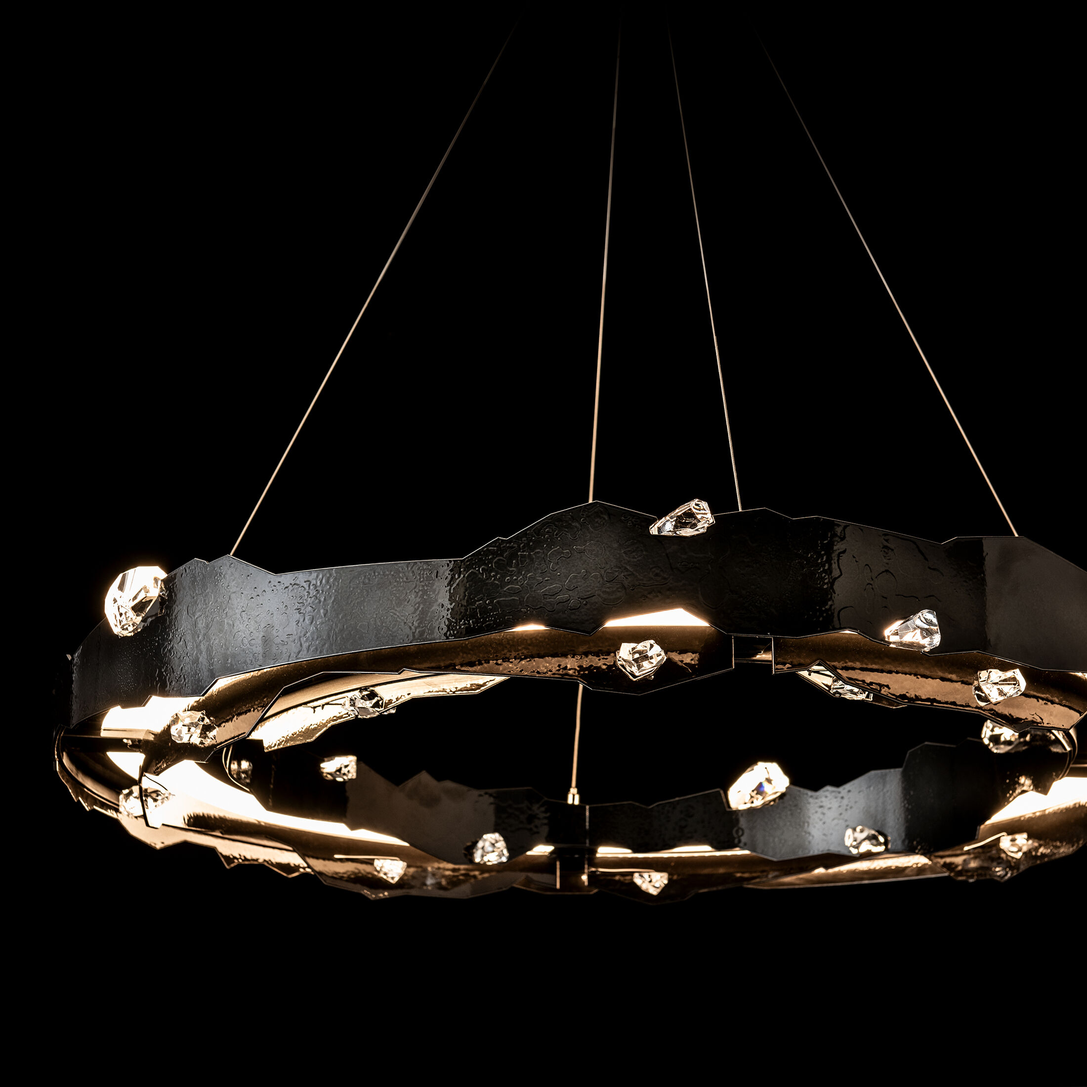Trove LED 38.2 inch Ink Circular Pendant Ceiling Light