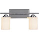 Albany 2 Light 17 inch Chrome Vanity Light Wall Light