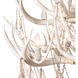 Cheyanne 12 Light 34 inch White Antler Chandelier Ceiling Light, Antler
