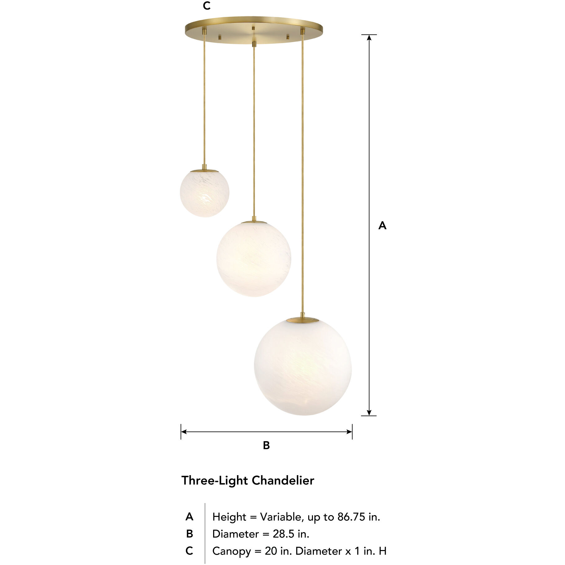 Pixie LED 28.75 inch Brushed Gold Chandelier Ceiling Light