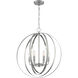Pendleton 6 Light 22 inch Brushed Nickel Pendant Ceiling Light