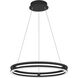 Graves LED 20 inch Matte Black Pendant Ceiling Light