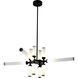 Canada LED 45 inch Black LED Chandelier Ceiling Light