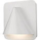 Obelisk LED 6.25 inch White Outdoor Wall Light
