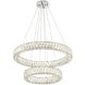 Kinsley 1 Light 28 inch Polished Chrome Chandelier Ceiling Light