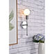 Keely 1 Light 5 inch Chrome Bath Sconce Wall Light