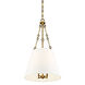 Austin 4 Light 18 inch Warm Brass Pendant Ceiling Light, Essentials