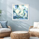 Safe Enclosure Blue and Green and Teal and White Framed Art