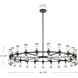 Revolve 42 Light 60.38 inch Clear Glass/Natural Brass Chandelier Ceiling Light