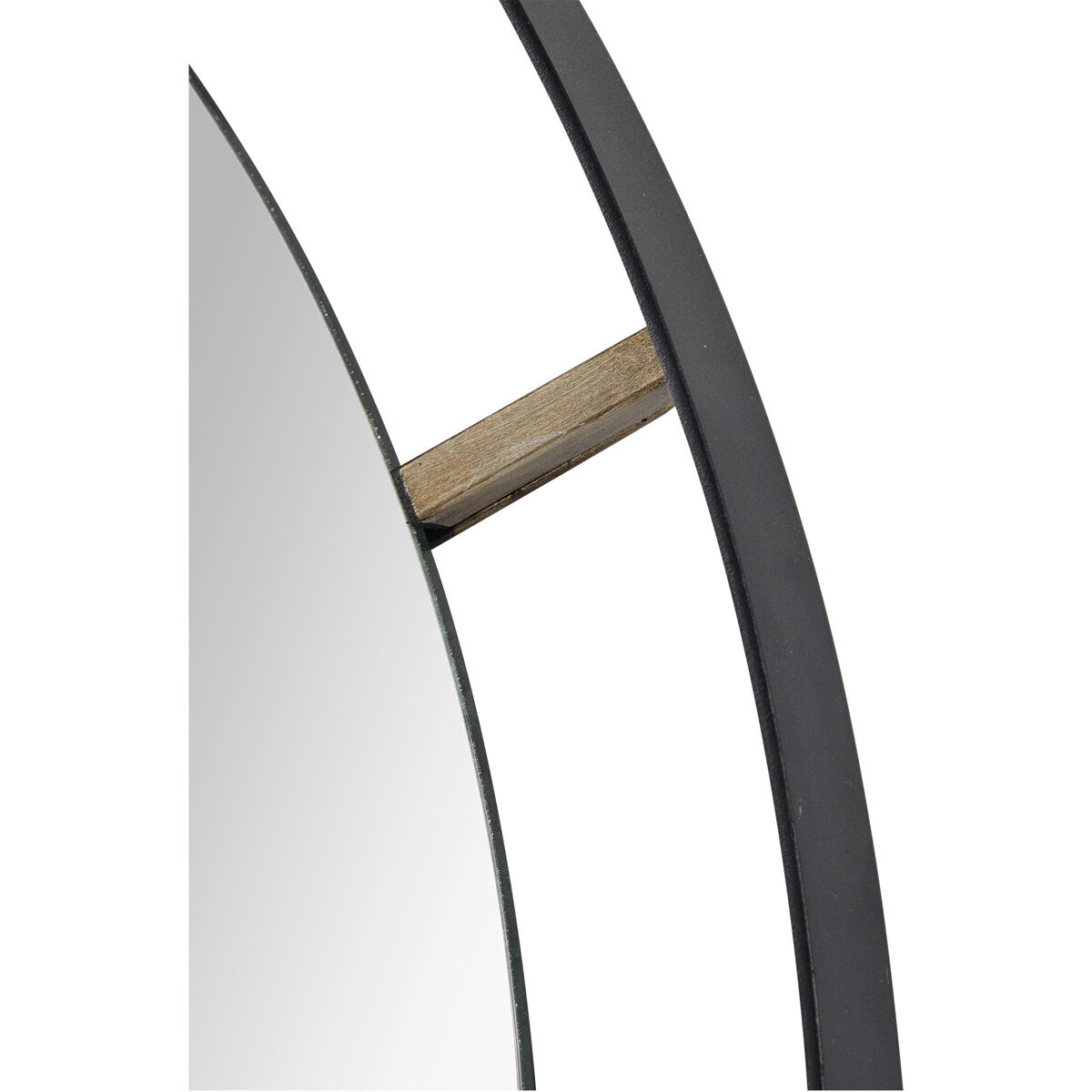 Jericho 31 X 31 inch Matte Black Wall Mirror