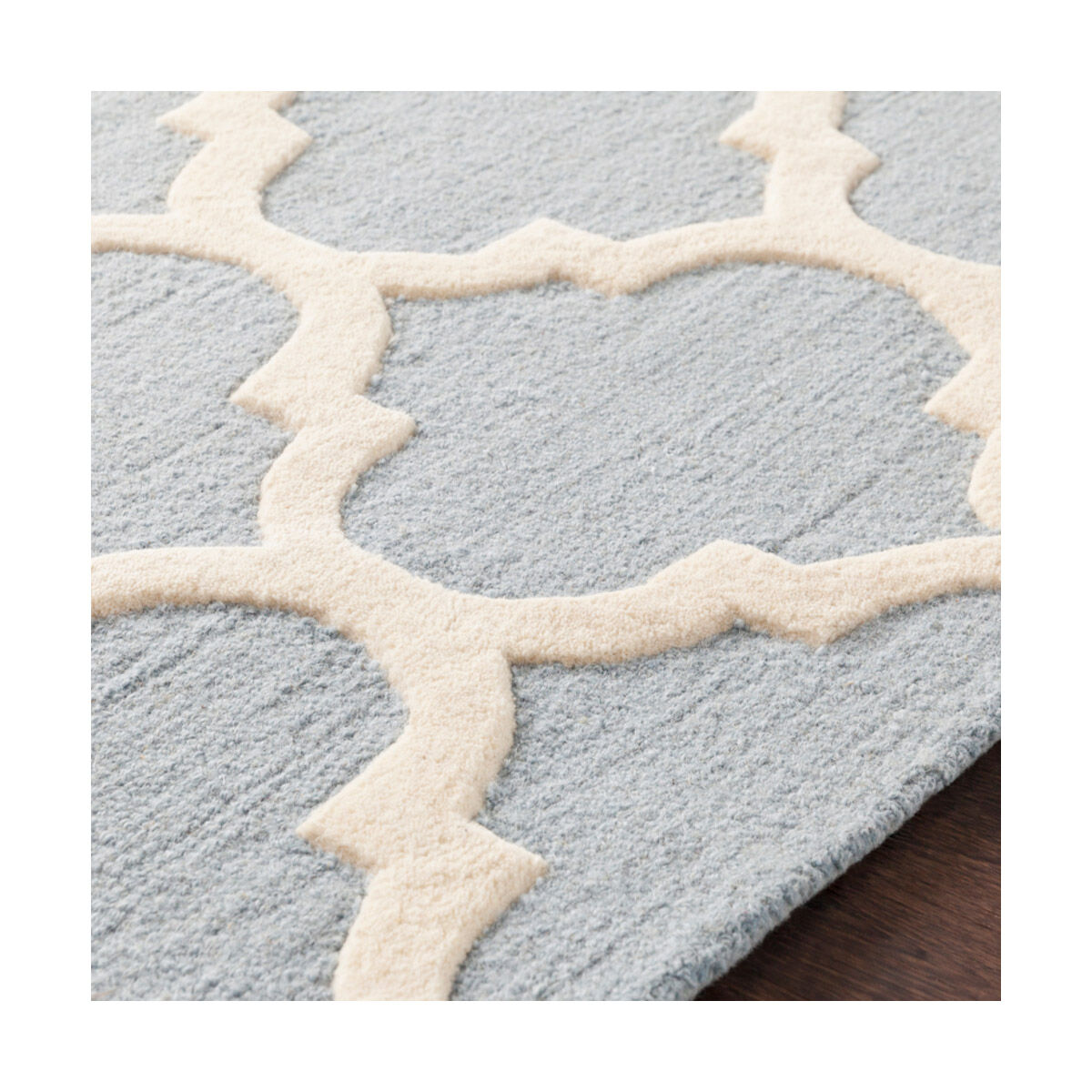 Pollack 96 X 60 inch Denim Indoor Area Rug, Rectangle