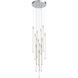 Motif LED 12.75 inch Chrome Multi-Pendant Ceiling Light