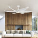 Coronado 59.63 inch Matte White Ceiling Fan