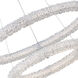 Arielle LED 25 inch Chrome Down Chandelier Ceiling Light