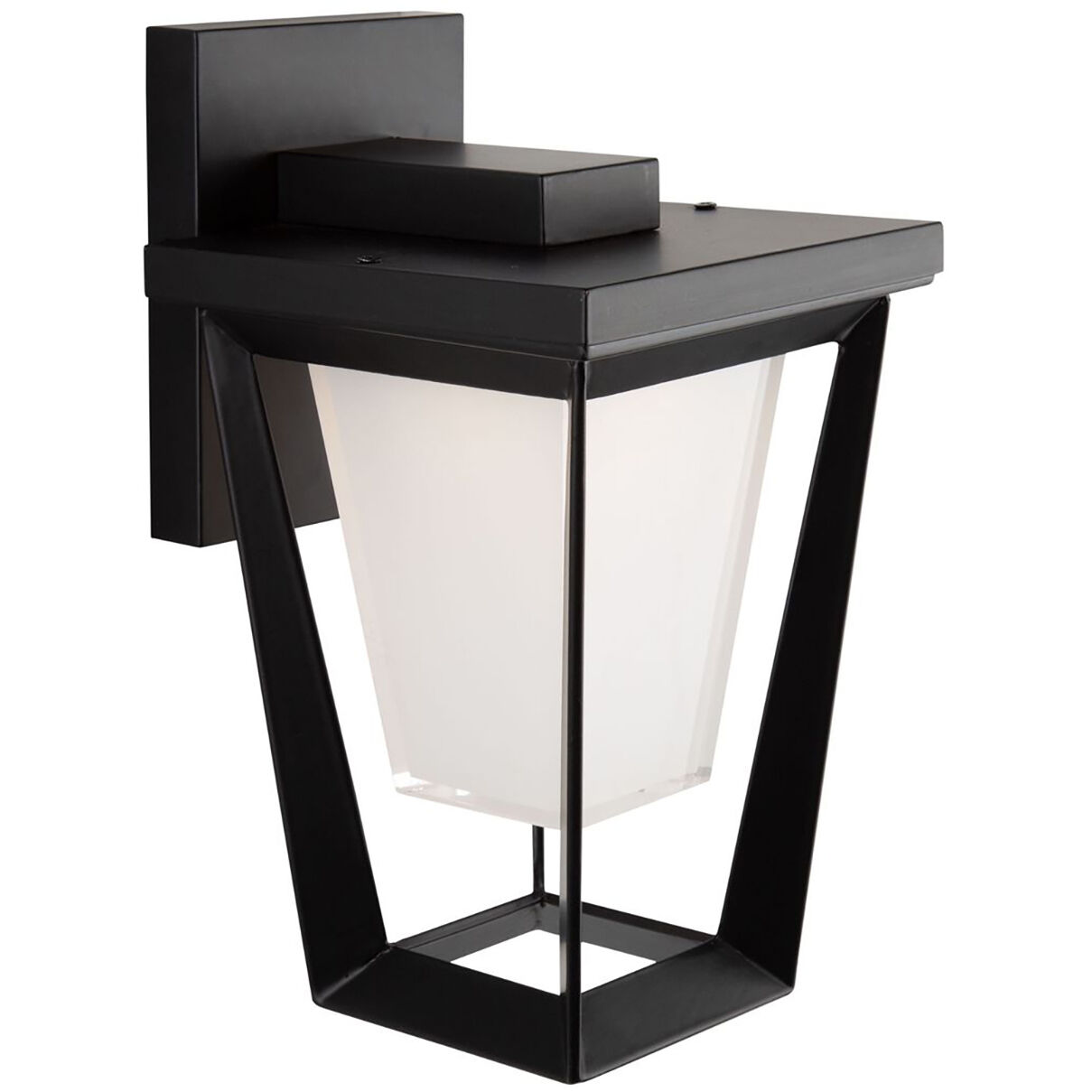 Waterbury LED 9.06 inch Black Outdoor Wall Light, Coach Light