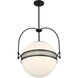 Thornhill 3 Light 20 inch Matte Black Pendant Ceiling Light