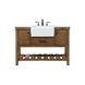 Clement 48 X 22 X 34.13 inch Driftwood Bathroom Vanity Cabinet