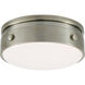 Visual Comfort Signature Collection Thomas O'Brien Hicks LED 5.5 inch Antique Nickel Flush Mount Ceiling Light TOB4062AN-WG - Open Box