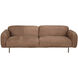Franklin Coris Brown Leather Sofa