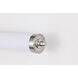 Kagen LED 37.58 inch Brushed Nickel Bath Vanity Light Wall Light