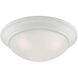 Tap 3 Light 17 inch Matte White Flush Mount Ceiling Light