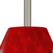Pera 9 LED Satin Nickel Stem Pendant Ceiling Light