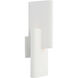 Kelly Wearstler Lotura LED 6 inch Museum White Intersecting Sconce Wall Light