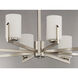 Dart 8 Light 28 inch Satin Nickel Chandelier Ceiling Light